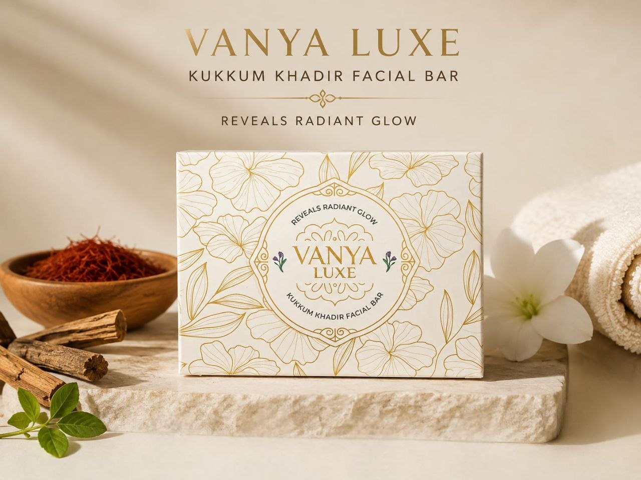 Vanya Luxe Kumkum Khadir Soap